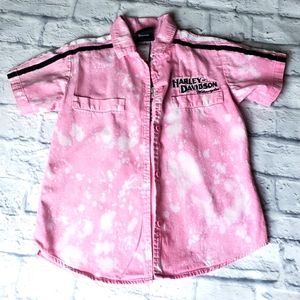 Vintage Harley Davidson button up shirt